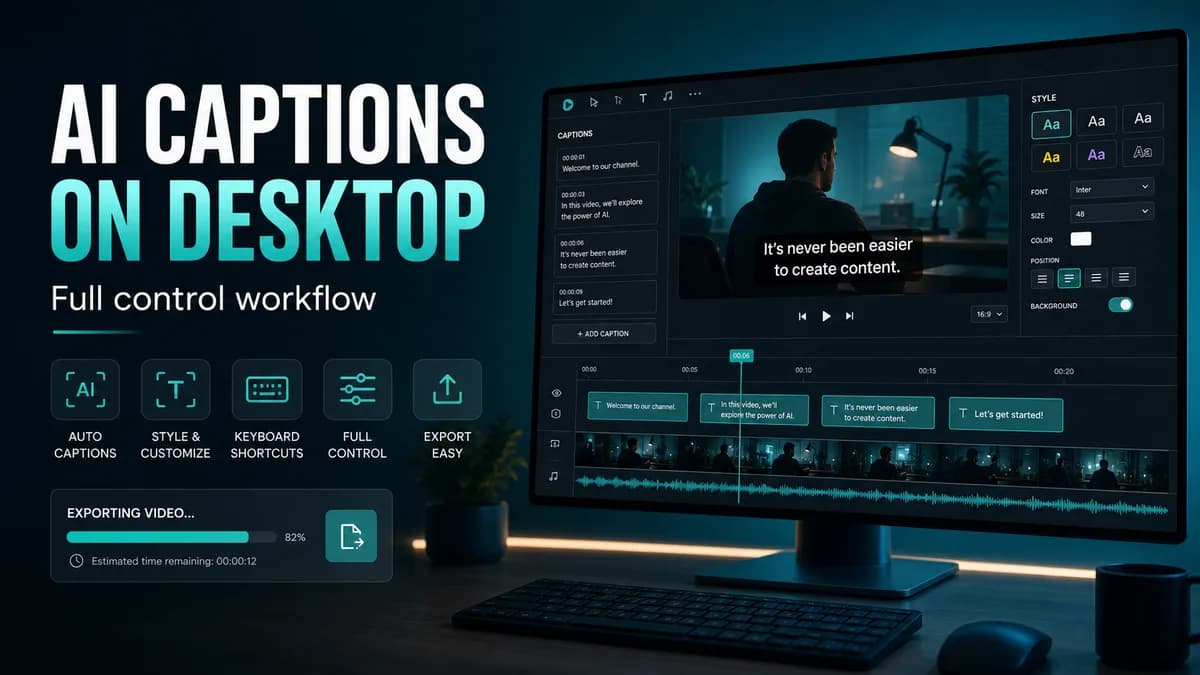 Desktop AI caption apps compared on Windows and macOS