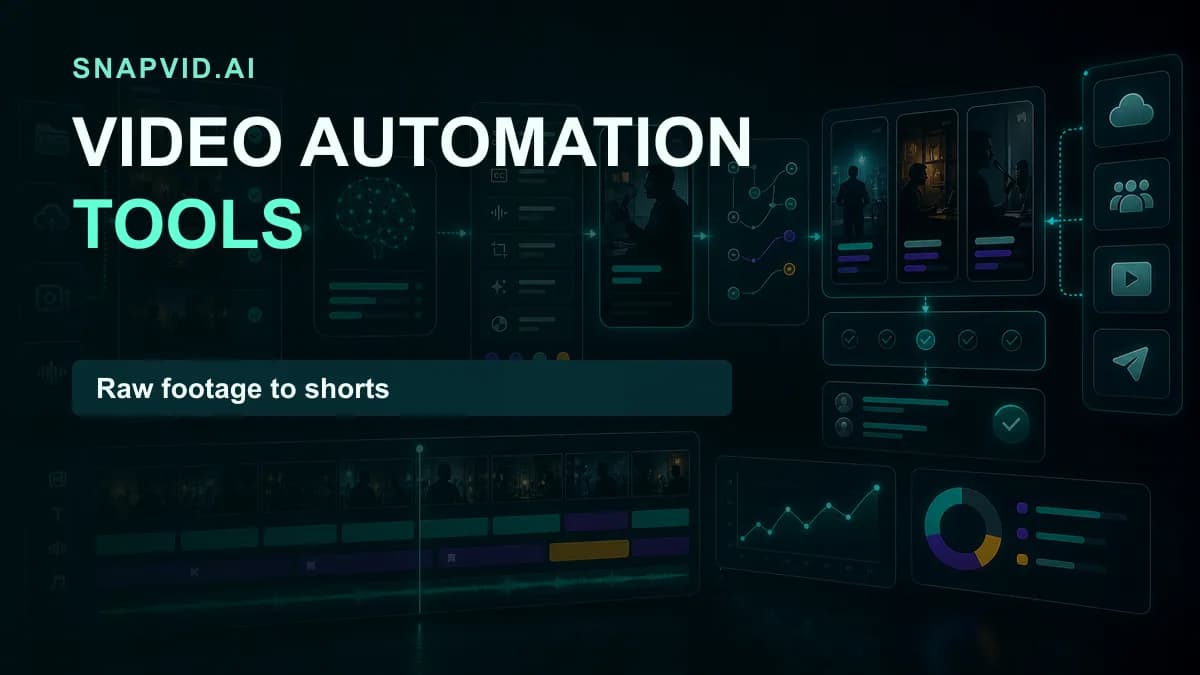 SNAPVID visual for Video Automation Tools For Insane Scale
